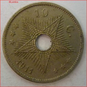 Belgisch Congo KM 18-1911 voor
